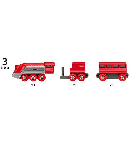 BRIO World Streamlined Zug - 3 Teile - Rot 33557