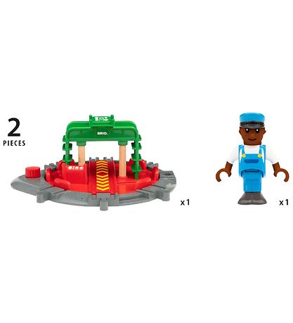 BRIO World Turntable w. Figure - 2 pieces 33476 BRIO World Turntable w. Figure - 2 pieces 33476