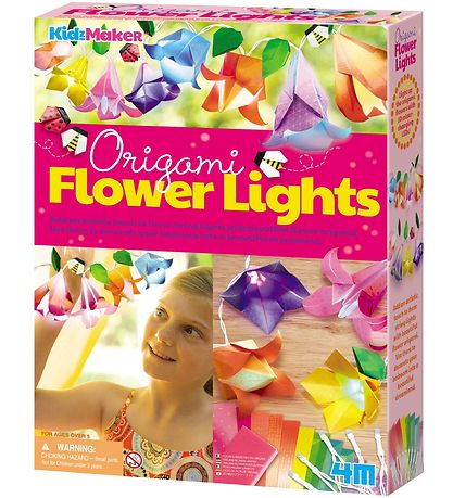 4M - KidzMaker - 180 cm - Origami Ljósasería Blóm
