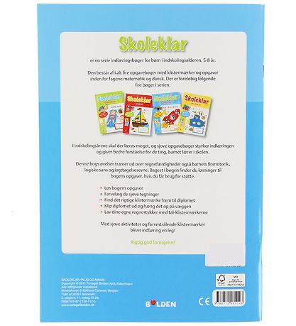 Forlaget Bolden Book w. Stickers - Skoleklar: Plus Og M - Danish Forlaget Bolden Book w. Stickers - Skoleklar: Plus Og M - Danish