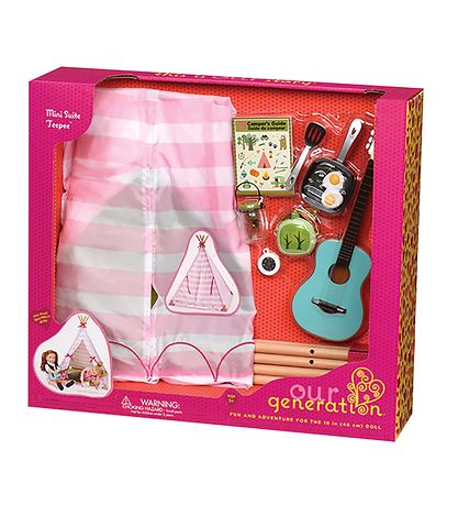 Our Generation Doll Accessories - Mini Tipi w. Accessories