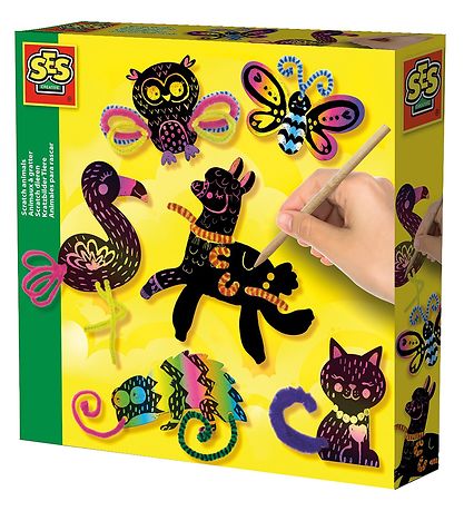 - Carte à gratter SES Creative - Animaux - Carte à gratter SES Creative - Animaux