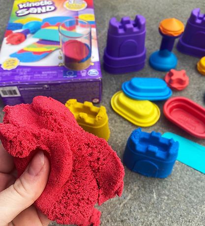 Kinetic Sand Beach Set - 383 grams - Rainbow Kinetic Sand Beach Set - 383 grams - Rainbow
