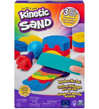 Kinetic Sand Beach Set - 383 grams - Rainbow Kinetic Sand Beach Set - 383 grams - Rainbow