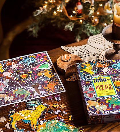 Eeboo Glow In The Dark Puzzle - 1000 Pieces - Zodiac Eeboo Glow In The Dark Puzzle - 1000 Pieces - Zodiac