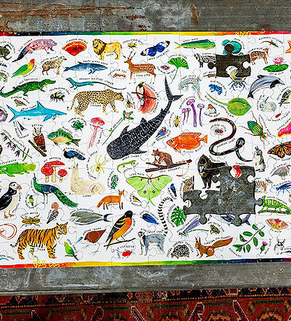 Eeboo Puzzlespiel - 100 Teile - Schöne Welt Eeboo Puzzlespiel - 100 Teile - Schöne Welt