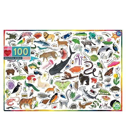 Eeboo Puzzlespiel - 100 Teile - Schöne Welt Eeboo Puzzlespiel - 100 Teile - Schöne Welt
