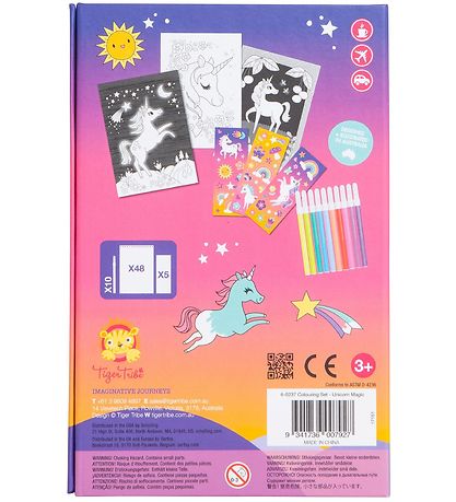 Tiger Tribe Coloring Book - Unicorn Tiger Tribe Coloring Book - Unicorn