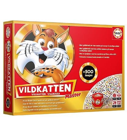 Educa Boardgame - Danish - Vildkatten Master Educa Boardgame - Danish - Vildkatten Master