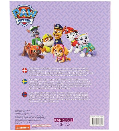 Karrusel Forlag Colouring Book - Mandalas - Paw Patrol