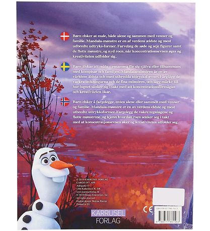 Livre de Coloriage Karrusel Forlag - Mandalas - Frozen II Livre de Coloriage Karrusel Forlag - Mandalas - Frozen II