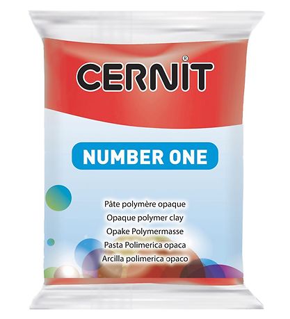 Cernit Polymer Clay - Number One - Red Cernit Polymer Clay - Number One - Red