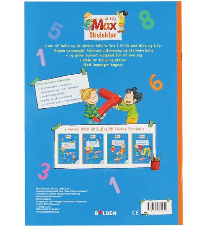 Forlaget Bolden Workbook - Skoleklar: Numbers 1-10 - Danish