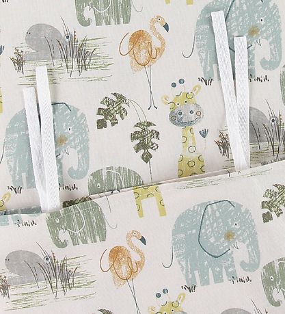 Nørgaard Madsens Bettwäsche - Junior - Beige m. Tiere Nørgaard Madsens Bettwäsche - Junior - Beige m. Tiere