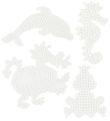 Hama Midi Pegboard - 4 pcs - Dolphin/Seahorse/Seeds/Dragon Hama Midi Pegboard - 4 pcs - Dolphin/Seahorse/Seeds/Dragon