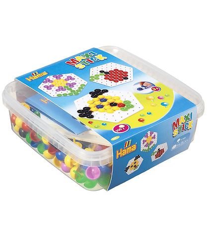 Hama Maxi Stick Pins Set - 300 pcs - Multicolour Hama Maxi Stick Pins Set - 300 pcs - Multicolour