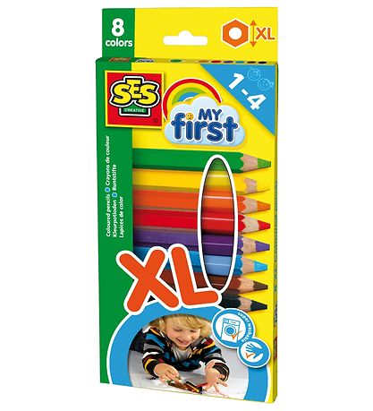 SES Creative- Mon premier Crayons de couleur  SES Creative- Mon premier Crayons de couleur