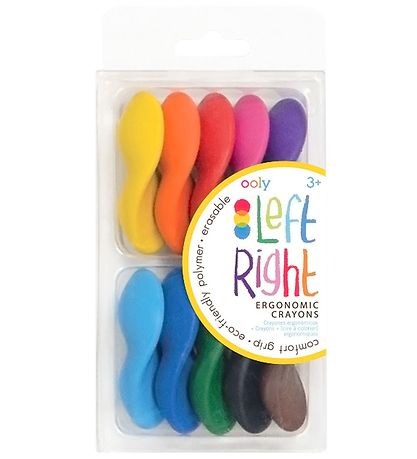 Ooly Crayons - Left Right - 10-Pack
