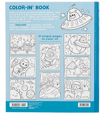 Ooly Colouring Book - Outer Space Explorer Ooly Colouring Book - Outer Space Explorer