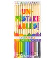 Ooly Erasable Colored Pencils - Un-Mistake-Ables - 12 pcs - M Ooly Erasable Colored Pencils - Un-Mistake-Ables - 12 pcs - M