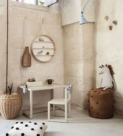Ferm Living 벽걸이용 후크 - 손으로 조각한 나무 - 9.5x9.5x5cm - 사자