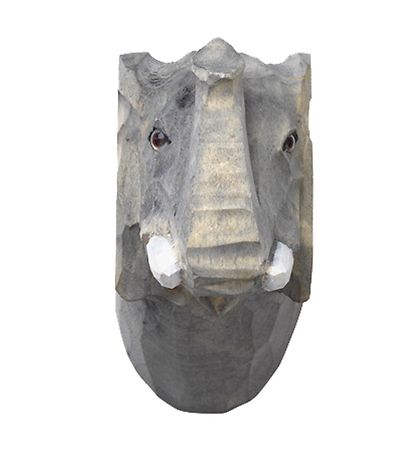 ferm Living Haken - Handgeschnitztes Holz - 9,5x9,5x5 cm - Elefa ferm Living Haken - Handgeschnitztes Holz - 9,5x9,5x5 cm - Elefa