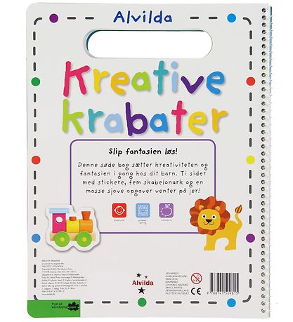 Alvilda Aktiivisuuskirja, Tarrat - Creative Krabats - DA Alvilda Aktiivisuuskirja, Tarrat - Creative Krabats - DA