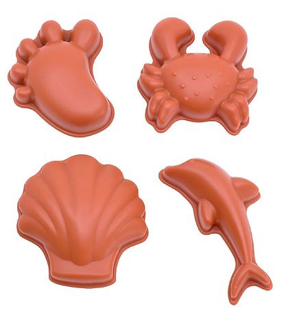 Scrunch Zandmallen - 4 stk - Silicone - Rust