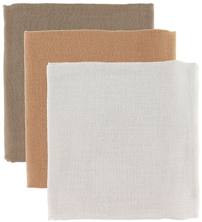 Thats Mine Spucktücher - 70x70 - 3er-Pack - Beige/Brown/Golden  Thats Mine Spucktücher - 70x70 - 3er-Pack - Beige/Brown/Golden