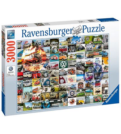 Ravensburger Púsluspil - 3000 Kubbar - VW Bulli Moments Ravensburger Púsluspil - 3000 Kubbar - VW Bulli Moments