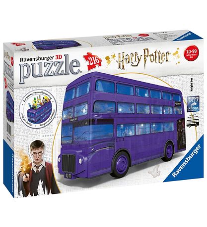 Ravensburger 3D Puzzle - Knight Bus - 216 pcs- Harry Potter Ravensburger 3D Puzzle - Knight Bus - 216 pcs- Harry Potter