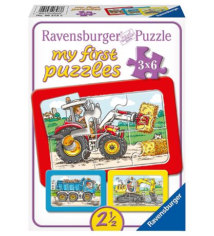 Puzzle Ravensburger - My First - 3x6 Briques - Work Puzzle Ravensburger - My First - 3x6 Briques - Work