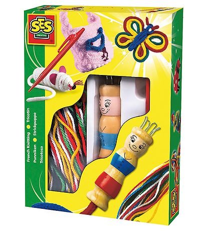 SES Creative Knitting needle w. Thread/ThreadL SES Creative Knitting needle w. Thread/ThreadL