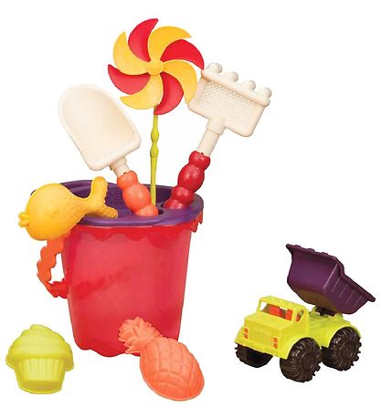B. toys Bucket Set - Red B. toys Bucket Set - Red