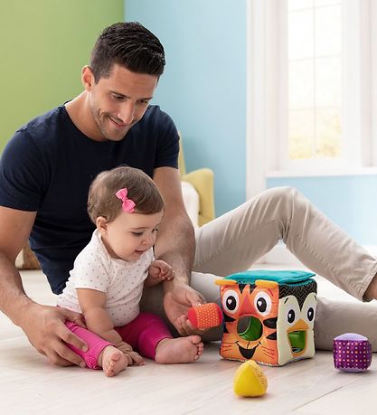 Lamaze Zacht Vormensorteerbox m. Dierenmotief - Multicolour