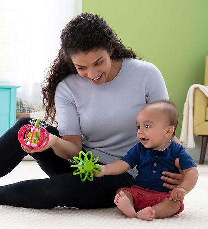 Lamaze Clutching Rattle Apple - Pink Lamaze Clutching Rattle Apple - Pink