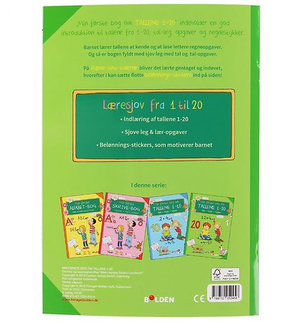 Forlaget Bolden Aktivitetsbok - Bok om tallene 1-10 - Dansk Forlaget Bolden Aktivitetsbok - Bok om tallene 1-10 - Dansk