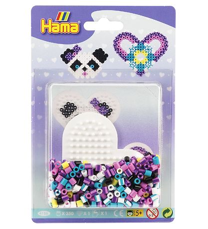 Hama Midi Bead Set - Little Heart - 350 pcs - Multicolour Hama Midi Bead Set - Little Heart - 350 pcs - Multicolour