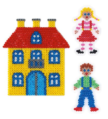 Hama Midi Pegboard - 15 pcs - The city Hama Midi Pegboard - 15 pcs - The city