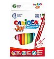 Carioca 파인팁 마커펜 - 12개 - 다채로운 색상 Carioca 파인팁 마커펜 - 12개 - 다채로운 색상