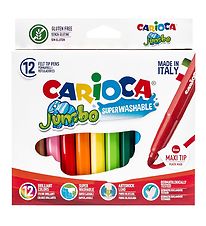 Carioca Maxi Tips Markers - 12 stk - Multicolour