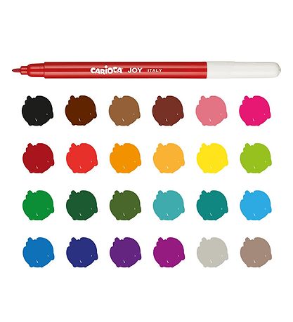 Joy Marqueurs Magiques Carioca - 24 pièces - Multicolore Joy Marqueurs Magiques Carioca - 24 pièces - Multicolore