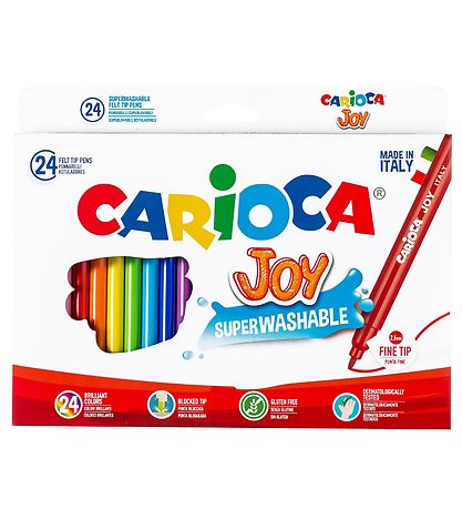 Joy Marqueurs Magiques Carioca - 24 pièces - Multicolore Joy Marqueurs Magiques Carioca - 24 pièces - Multicolore