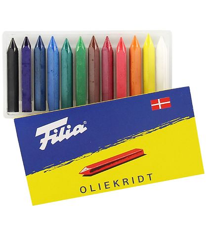 Craie à l'huile Filia - 12 pièces - 103/12 - Multicolore