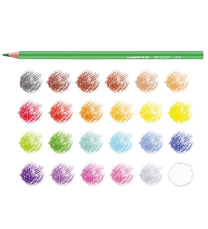 Maxi Crayons de couleur Carioca - 12 pièces - Multicolore Maxi Crayons de couleur Carioca - 12 pièces - Multicolore