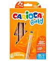 Carioca Baby Coloured Pencils - 3-in-1 - 6 pcs - Multicoloured Carioca Baby Coloured Pencils - 3-in-1 - 6 pcs - Multicoloured
