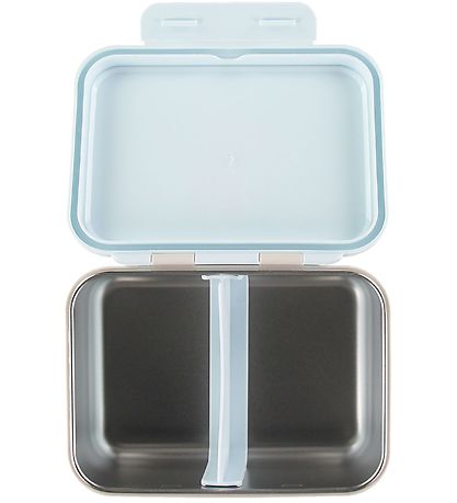 Petit Monkey Lunchbox - Stainless Steel - Panda Love - Blue Petit Monkey Lunchbox - Stainless Steel - Panda Love - Blue