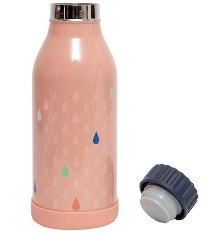 Petit Monkey Thermo Bottle - 350 ml - Drops - Peach Petit Monkey Thermo Bottle - 350 ml - Drops - Peach