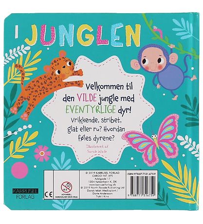 Karrusel Forlag Baby Book - Feel And Feel - I The Jungle - Danis Karrusel Forlag Baby Book - Feel And Feel - I The Jungle - Danis