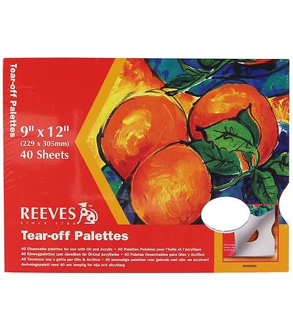 Palettes en papier Reeves - 23 x 30,5 cm - 40 Feuilles Palettes en papier Reeves - 23 x 30,5 cm - 40 Feuilles